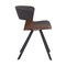 Armen Living Ulric Wood and Metal Modern Dining Room Accent Chair in Charcoal Gray LCULSIWACH - alternate 2